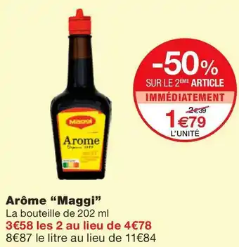 Monoprix Maggi arôme maggi offre