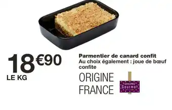 Monoprix Parmentier de canard confit offre