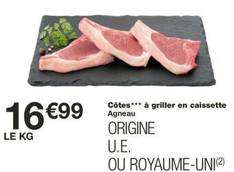 Monoprix Côtes à griller en caissette offre