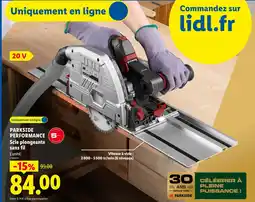 Lidl Parkside performance scie plongeante sans fil offre