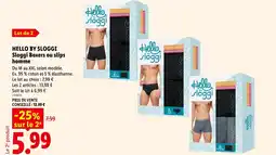 Lidl Hello by sloggi sloggi boxers ou slips homme offre