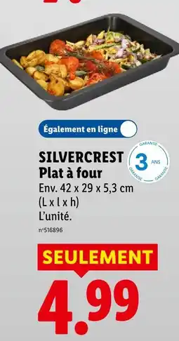 Lidl Silvercrest plat à four offre