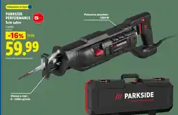 Lidl Parkside performance scie sabre offre