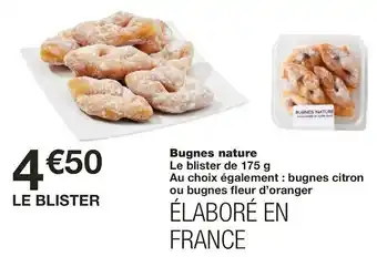 Monoprix Bugnes nature offre