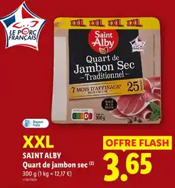 Lidl Saint alby quart de jambon sec t offre