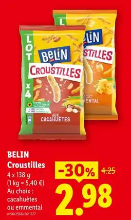 Lidl Belin croustilles offre