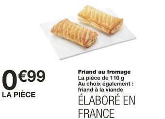 Monoprix Friand au fromage offre
