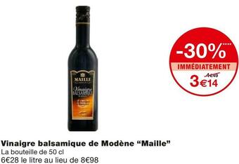 Monoprix Maille vinaigre balsamique de modène offre