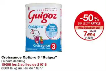 Guigoz croissance optipro 3