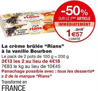 Monoprix Gü le cheesecake vanille speculoos offre