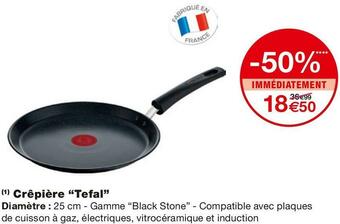 Monoprix Tefal crêpière offre