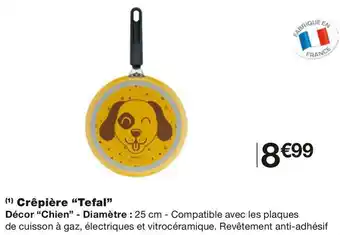 Monoprix Tefal crêpière offre