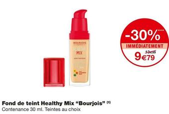 Monoprix Bourjois fond de teint healthy mix offre