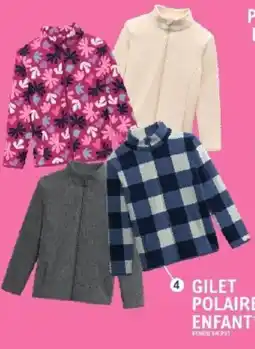 E.Leclerc 4 gilet polaire enfant offre