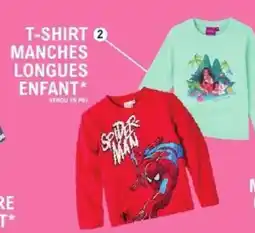 E.Leclerc T-shirt manches longues enfant offre
