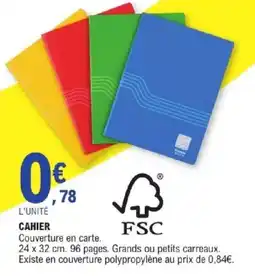 E.Leclerc Cahier offre