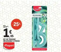 E.Leclerc MAPED Kit de traçage incassable offre