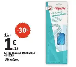 E.Leclerc ESQUISSE Kit de traçage incassable offre