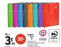 E.Leclerc CLAIREFONTAINE Agenda offre