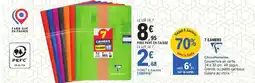 E.Leclerc CLAIREFONTAINE 7 cahiers offre