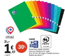 E.Leclerc OXFORD Cahier offre