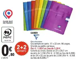 E.Leclerc CLAIREFONTAINE Cahier offre
