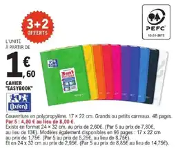 E.Leclerc OXFORD Cahier "easybook" offre