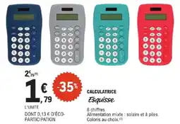 E.Leclerc ESQUISSE Calculatrice offre