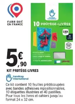 E.Leclerc Kit protège-livres offre