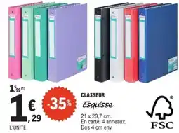 E.Leclerc ESQUISSE Classeur offre