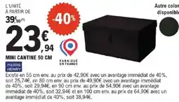 E.Leclerc Mini cantine offre
