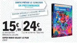 E.Leclerc Super mario galaxy le film offre