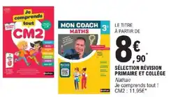 E.Leclerc Sélection révision primaire et collège offre