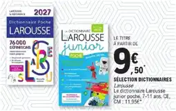 E.Leclerc Sélection dictionnaires offre