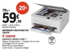 E.Leclerc CANON Imprimante multifonction ts65501 offre