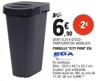 EDA Poubelle "city push"
