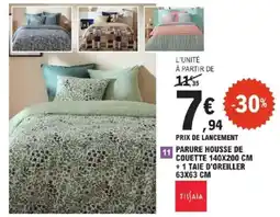E.Leclerc Parure housse de couette +1 taie d'oreiller offre