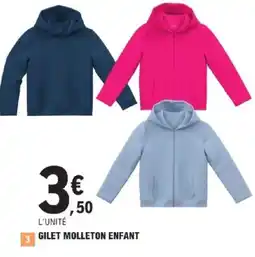 E.Leclerc Gilet molleton enfant offre