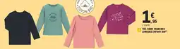 E.Leclerc Tee-shirt manches longues enfant bio offre