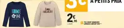 E.Leclerc Tee-shirt manches longues enfant bio offre