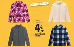 E.Leclerc Gilet polaire enfant offre