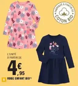 E.Leclerc Robe enfant bio offre