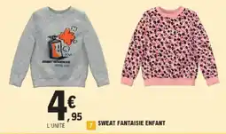 E.Leclerc Sweat fantaisie enfant offre