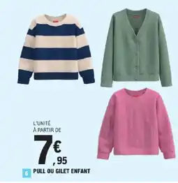 E.Leclerc Pull ou gilet enfant offre