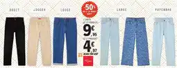 E.Leclerc TISSAIA Jean enfant offre
