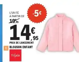 E.Leclerc Blouson enfant offre