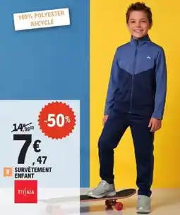 E.Leclerc TISSAIA Survêtement enfant offre