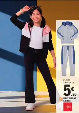 E.Leclerc TISSAIA Haut ou bas enfant offre