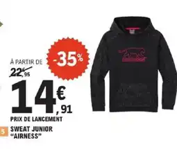 E.Leclerc AIRNESS Sweat junior offre