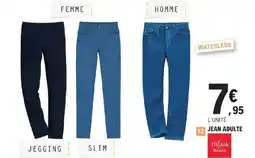 E.Leclerc TISSAIA Jean adulte offre